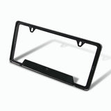 Ford Racing 2 pcs Carbon Fiber Look High Quality ABS License Plate Frames with Caps Bolt Screw Set