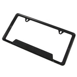 For RALLIART MITSUBISHI Carbon Fiber Look License Plate Frame ABS X1