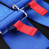 Mugen Set Bride Gradation Cloth Backpack with Blue Harness Adjustable Shoulder Straps with Black Keyring Keychain Tag