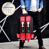 Bride Gradation Cloth Backpack with Illest Red Harness Adjustable shoulder Straps