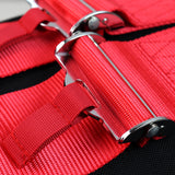 Mugen Set Bride Gradation Cloth Backpack with Red Harness Adjustable Shoulder Straps with White Keyring Keychain Tag
