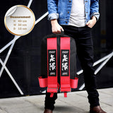 Mugen Set Bride Gradation Cloth Backpack with Red Harness Adjustable Shoulder Straps with White Keyring Keychain Tag