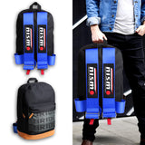 Bride Gradation Cloth Backpack with Nissan Nismo Blue Harness Adjustable Shoulder Straps