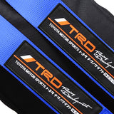 Bride Gradation Cloth Backpack with Toyota TRD Blue Harness Adjustable Shoulder Straps with Keychain