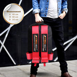 Bride Gradation Cloth Backpack with Toyota TRD Red Harness Adjustable Shoulder Straps with Keychain