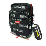 9" Supreme3M Black Reflective Repeat Small Shoulder Popular Messenger Bag NEW 9"x 6.6"