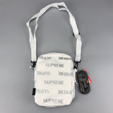 9" Supreme3M White Reflective Repeat Small Shoulder Popular Messenger Bag NEW 9"x 6.6"