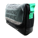 Bride Gradation Cloth Shoulder Bag with Takata Green Harness Straps