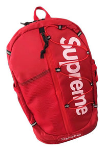 Supreme3M Box Logo Unisex High Quality Travel Sport Laptop Backpack School Bag - Red