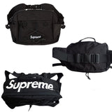 Supreme3M Black Utility Pouch Bumbag Shoulder Messenger Sling Waist Bag NEW 11" x 10"