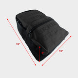 Bride Black Backpack with Takata Green Harness Adjustable Shoulder Straps