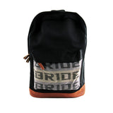 Bride Gradation Racing Seat Cloth Backpack with Takata Green Harness Adjustable Shoulder Straps