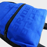 Bride Blue Backpack with Takata Black Harness Adjustable Shoulder Straps