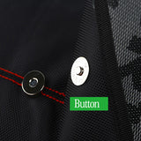 BLUE GRADATION CROSSBODY SHOULDER BRIDE RACING BAG W/ BLACK TK HARNESS STRAPS