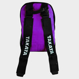 Bride Purple Backpack with Takata Black Harness Adjustable Shoulder Straps