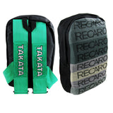 RECARO Gradation Cloth Backpack with Takata Green Harness Shoulder Straps