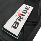 NEW BRIDE RACING BACKPACK BLACK STRAPS GRADATION CROSSBODY SHOULDER BAG W/ RED KEYTAG