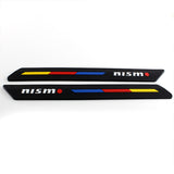 Rubber NISMO Front Rear Bumper Scratch Protector Strip Corner Guard 2 pcs