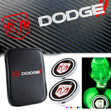 DODGE RAM Embroidered Set Car Center Console Armrest Cushion Mat Pad with LED Coasters Combo Set