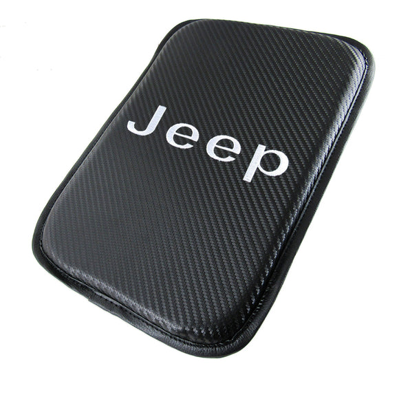 Jeep Carbon Fiber Look Armrest Cushion
