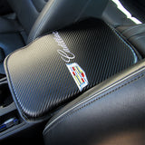 Cadillac Carbon Fiber Look Armrest Cushion