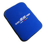 JDM MUGEN POWER Blue Fabric Car Center Console Armrest Cushion Pad Cover New X1