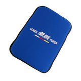 JDM MUGEN POWER SET Blue Center Console Armrest Cushion Pad + Shifter Boot Cover