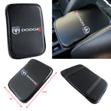 DODGE Charger// Set Armrest Cushion Center Console Cover Pad Mat with Seat Belt Cover Carbon Fiber Look