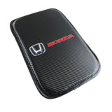 For Mugen HONDA Racing Car Center Console Armrest Cushion Mat Pad with LED Coasters Combo Set
