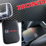Honda Civic Mugen Si Set Car Center Console Armrest Cushion Mat Pad Cover with Seat Belt Cover Set