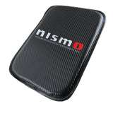 Nissan Nismo Set of Carbon Fiber Look Armrest Cushion & Seat Belt Cover