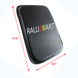 Mitsubishi Ralliart Set of Carbon Fiber Look Armrest Cushion & Seat Belt Cover