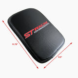 ST Racing Set of Carbon Fiber Look Armrest Cushion & Seat Belt Cover