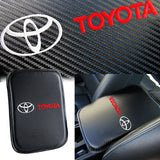 New Toyota Sienna Car Center Console Armrest Cushion Mat Pad Cover Stitched Embroidery Logo with Seat Belt Cover Set