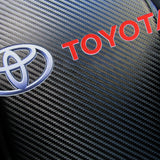Toyota Carbon Fiber Look Armrest Cushion