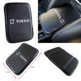 Volvo Carbon Fiber Look Embroidered Armrest Cushion