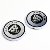 2PCS Colorful Fit for Jaguar LED Car Cup Holder Pad Mat Coaster Atmosphere Light