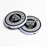 2PCS Colorful Fit for Jaguar LED Car Cup Holder Pad Mat Coaster Atmosphere Light