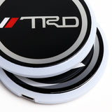 Toyota TRD Car Center Console Armrest Cushion Mat Pad Cover Stitched Embroidery Logo with LED Cup Coaster Set