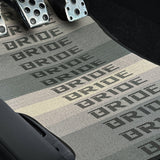 2PCS JDM Bride Racing Fabric Floor Mats Interior Carpets for 13-17 Honda Accord