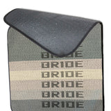 2PCS JDM Bride Racing Fabric Floor Mats Interior Carpets for 13-17 Honda Accord