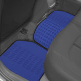 Universal JDM Bride Racing Fabric Blue Hybrid Floor Mats Interior Carpets 5PCS