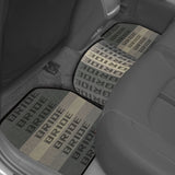 Universal JDM Bride Racing Gradation Set of 5PCS Hybrid Fabric Floor Mats with Seat Belt Covers