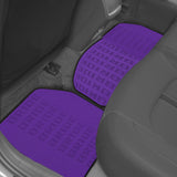 Universal JDM Bride Racing Fabric Purple Hybrid Floor Mats Interior Carpets 5PCS
