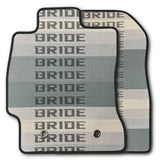 Bride Racing Set Fabric Floor Mats Carpets for 13-20 Scion FRS/Subaru BRZ/ Toyota 86 with Keychain Tags