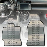 Bride Racing Set Fabric Floor Mats Carpets for 13-20 Scion FRS/Subaru BRZ/ Toyota 86 with Keychain Tags