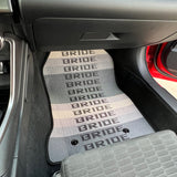 Bride Racing Set Fabric Floor Mats Carpets for 13-20 Scion FRS/Subaru BRZ/ Toyota 86 with Seat Belt Covers