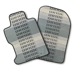 2PCS JDM Bride Racing Fabric Floor Mats Interior Carpets for 2006-11 HONDA CIVIC