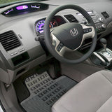 2PCS JDM Bride Racing Fabric Floor Mats Interior Carpets for 2006-11 HONDA CIVIC