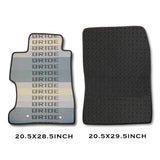 2012-15 HONDA CIVIC Set of JDM Bride Racing Fabric Floor Mats Interior Carpets with Seat Belt Covers